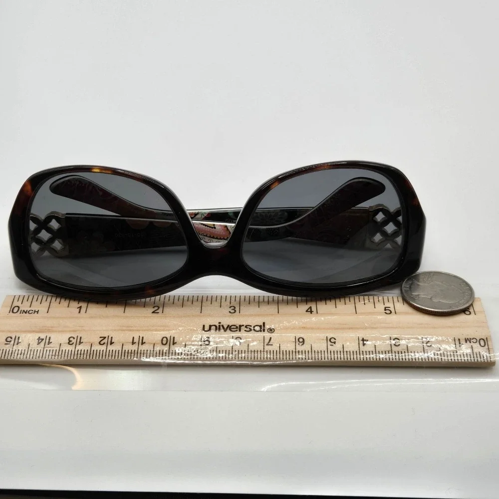 Vera Bradley Women's Sunglasses Floral Temple Black Frame‎ UV400 55-16-130